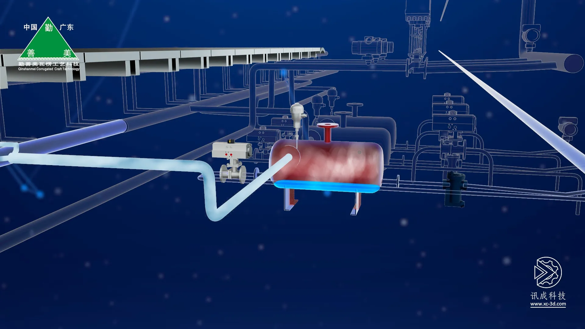 厦门讯成给勤善美制作的三维动画 