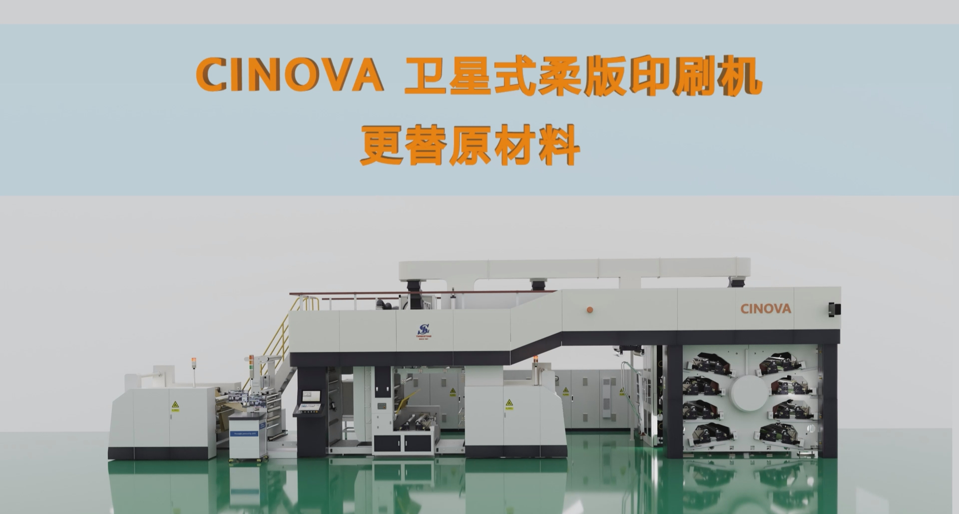 1-柔板印刷机-三磊包装-原材料更替 