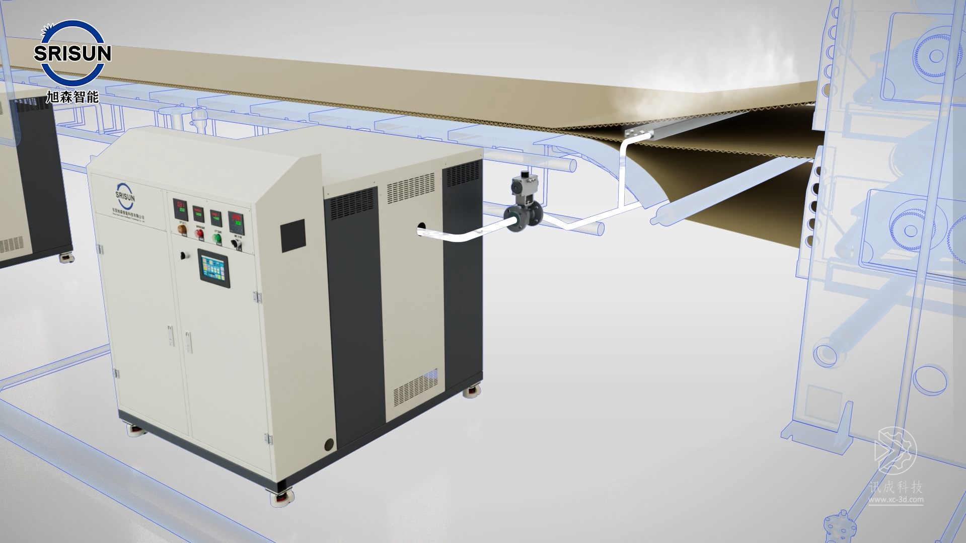 厦门讯成给旭森制作的三维动画 